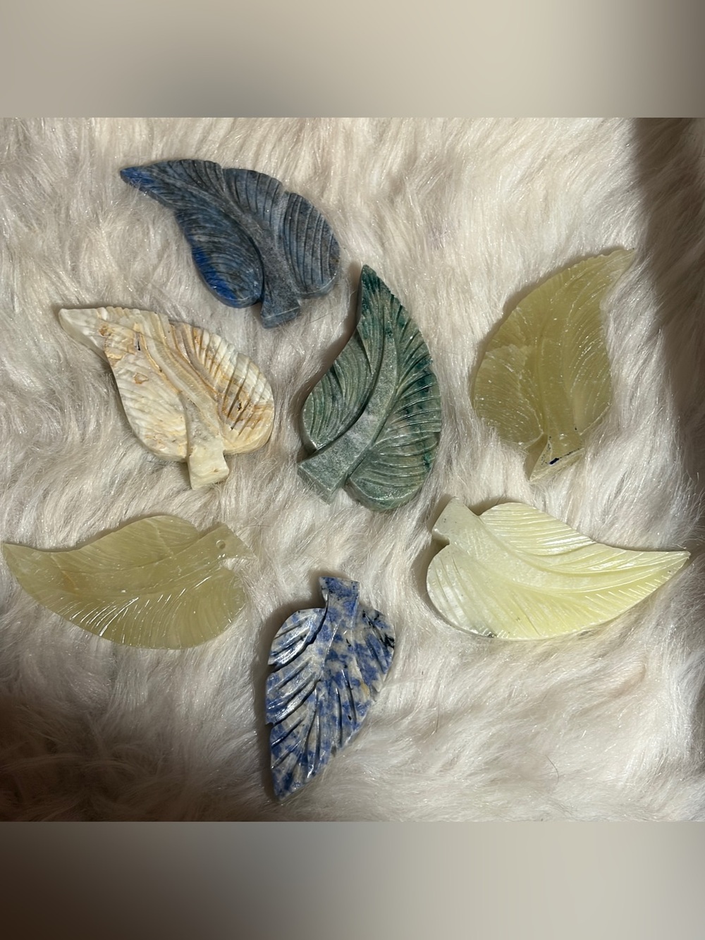 Crystal leaves